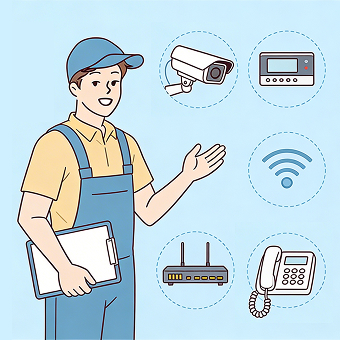 安裝服務項目插畫